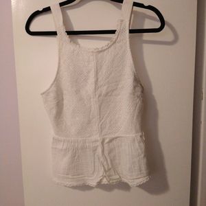 American Eagle eyelet tank, size Medium